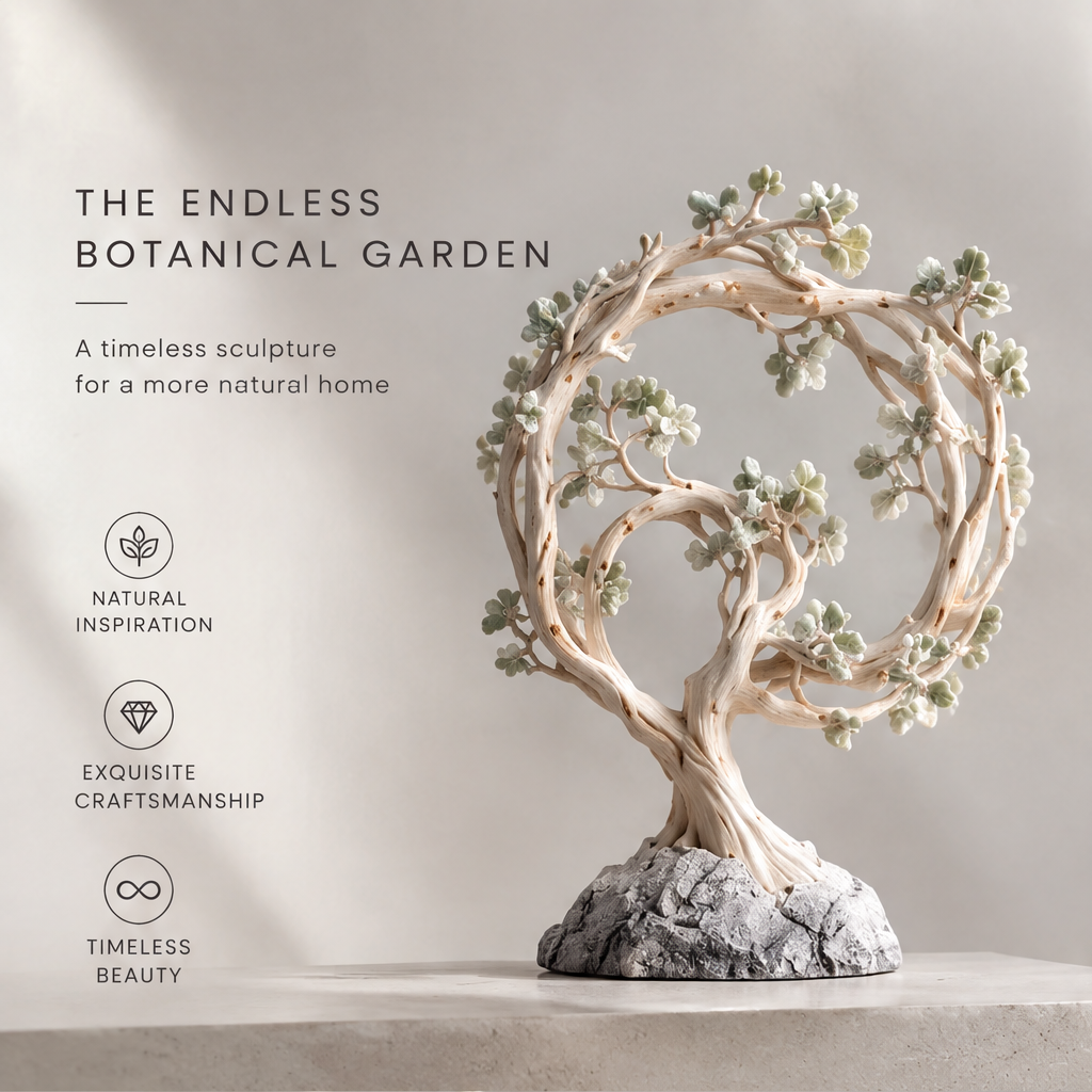 The Endless Botanical Garden Spiral Tree Sculpture