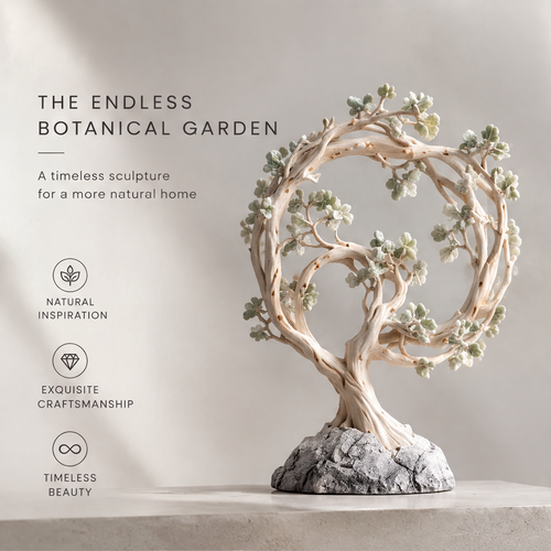The Endless Botanical Garden Spiral Tree Sculpture