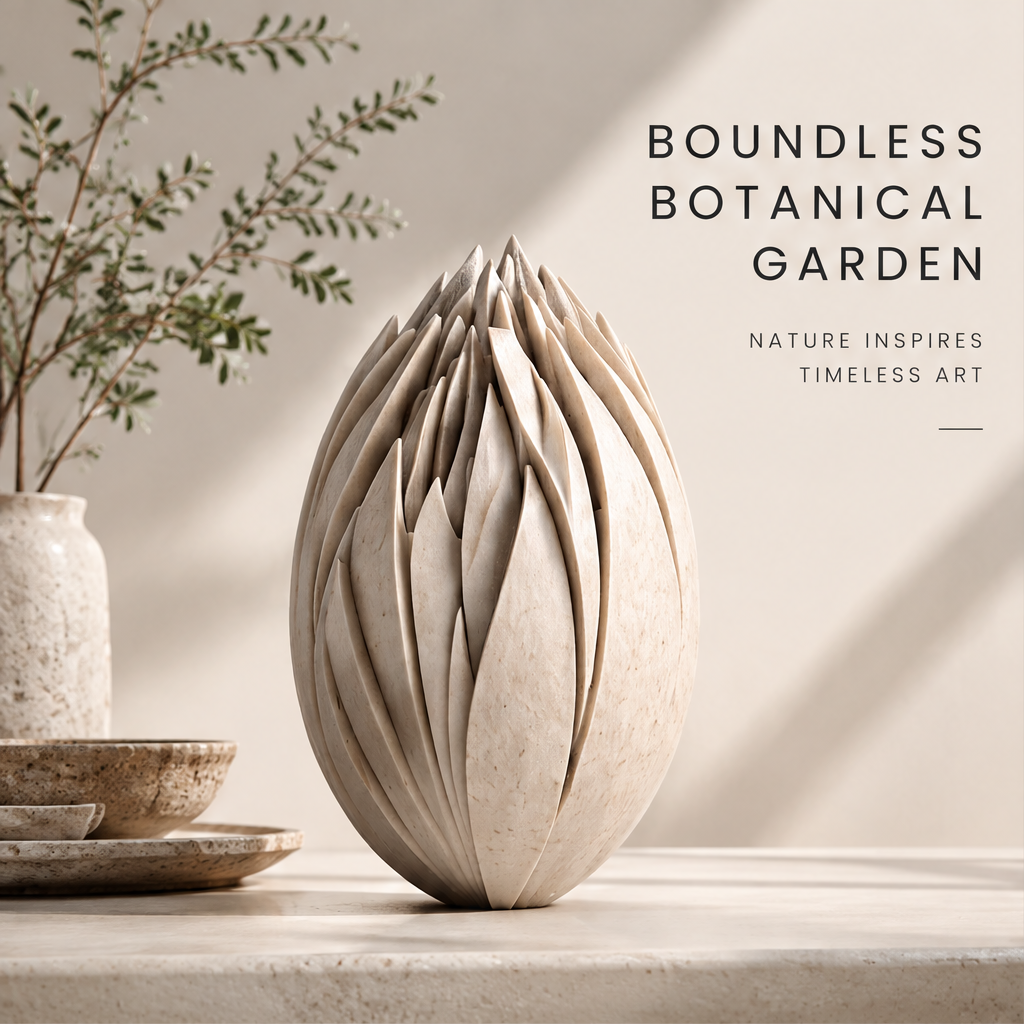 Boundless Botanical Garden Petal Sculpture