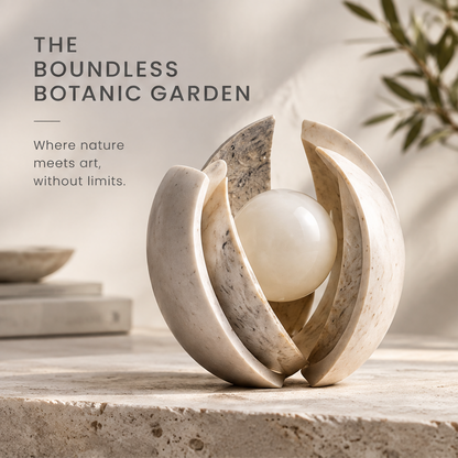 The Boundless Botanic Garden Pearl Sculpture