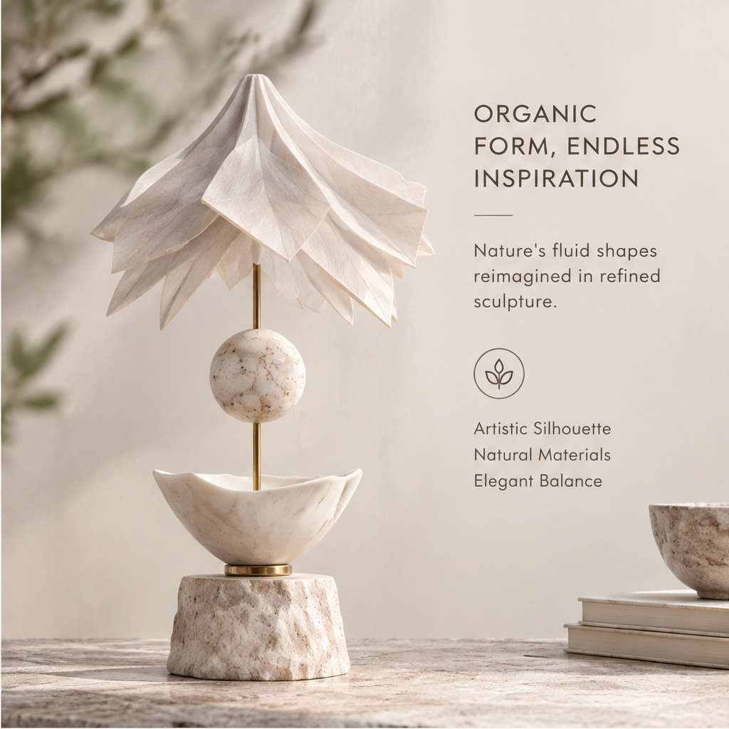The Boundless Botanical Garden Lotus Canopy Totem Sculpture