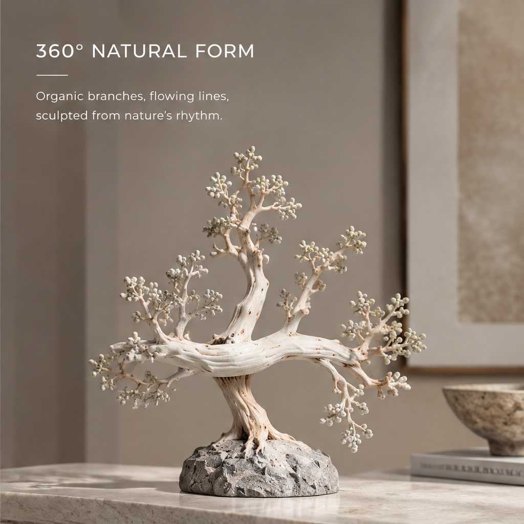Infinite Botanical Garden Windswept Bonsai Sculpture