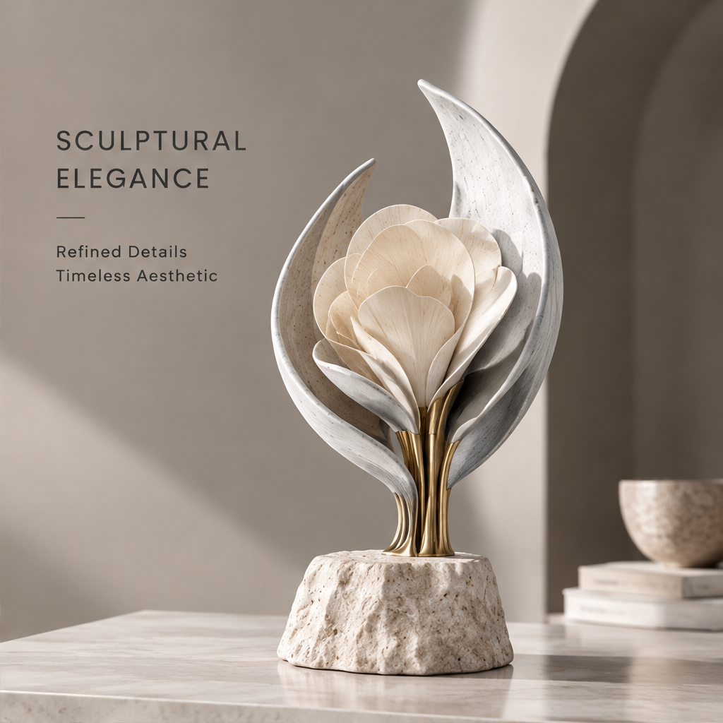 Boundless Botanical Garden Magnolia in Bloom Sculpture