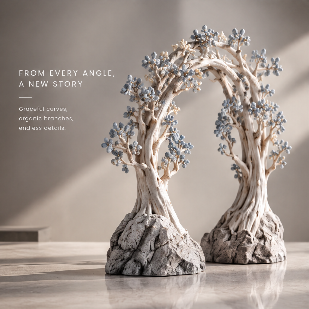 The Infinite Botanical Garden Arch Tree Sculpture