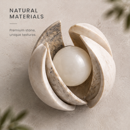 The Boundless Botanic Garden Pearl Sculpture