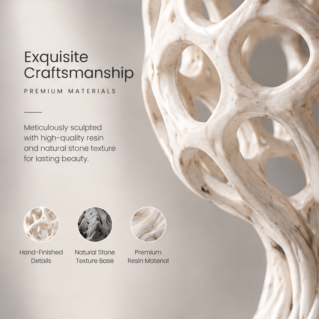 Infinite Botanical Garden Open-Lattice Tree of Life Sculpture