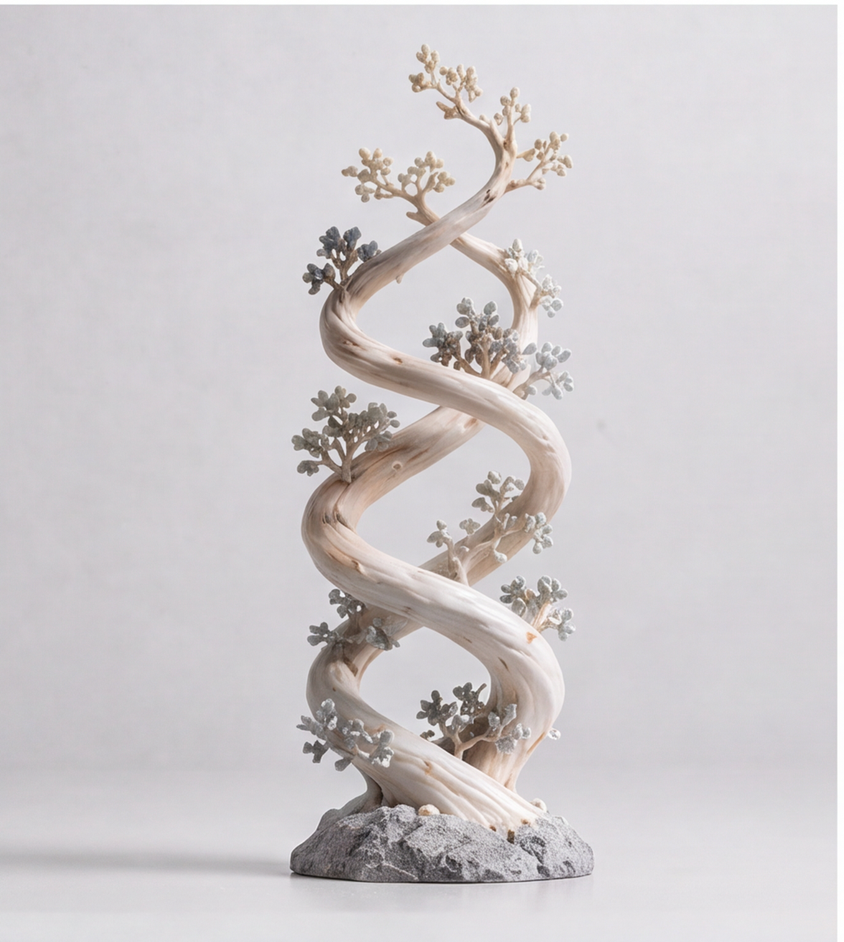 The Infinite Botanical Garden DNA Spiral Sculpture