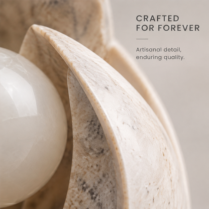 The Boundless Botanic Garden Pearl Sculpture