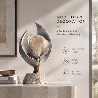 Boundless Botanical Garden Magnolia in Bloom Sculpture
