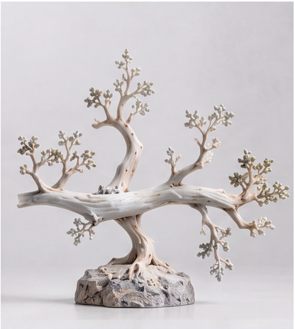 Infinite Botanical Garden Windswept Bonsai Sculpture