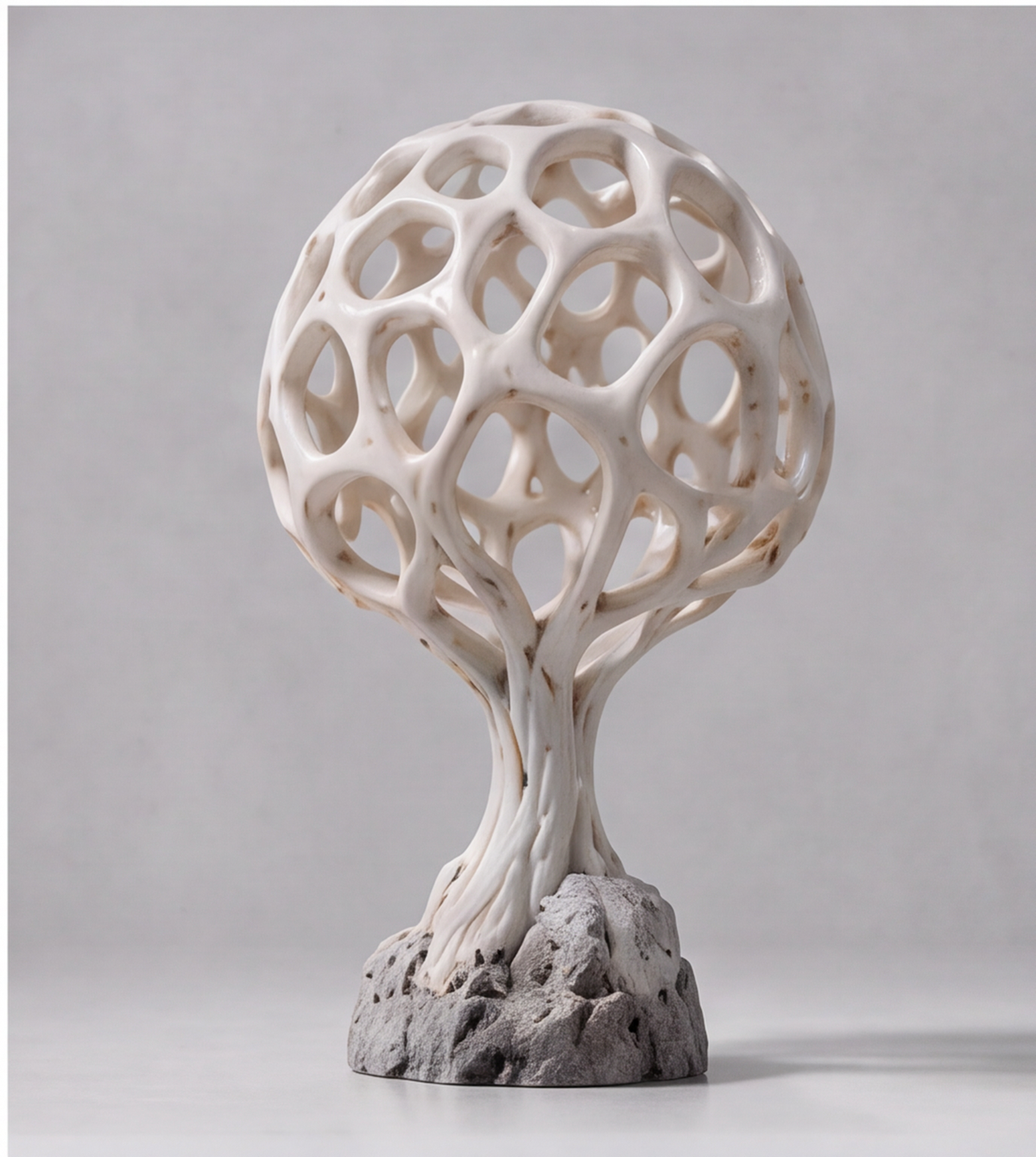 Infinite Botanical Garden Open-Lattice Tree of Life Sculpture
