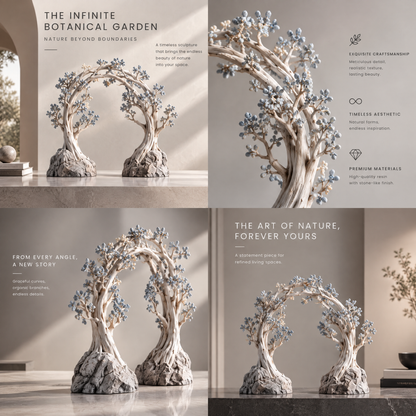 The Infinite Botanical Garden Arch Tree Sculpture