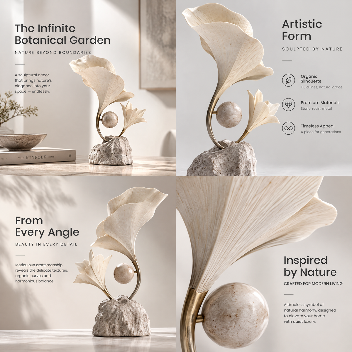The Infinite Botanical Garden Ginkgo Sculpture